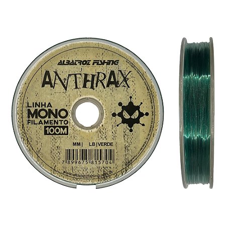 Linha Monofilamento Albatroz Anthrax - 100 Metros