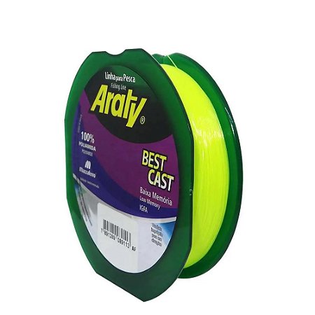 LINHA MONOFILAMENTO ARATY BEST CAST 100M