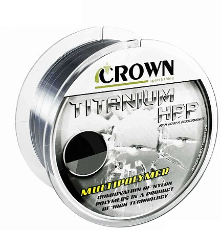 LINHA MONOFILAMENTO CROWN TITANIUM HPP 100M