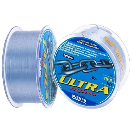LINHA MONOFILAMENTO MARURI ULTRA NYLON 250M