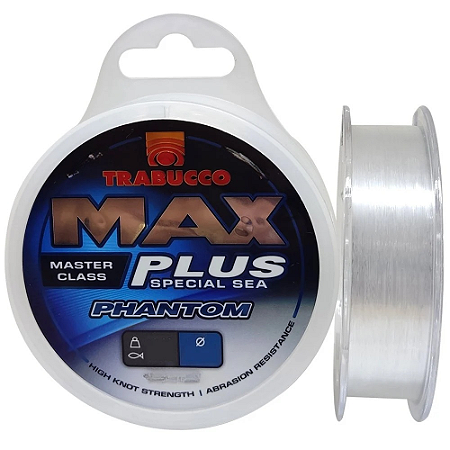 LINHA MONOFILAMENTO TRABUCCO MAX PLUS PHANTOM 300M