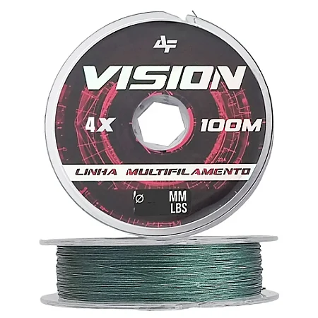 LINHA MULTIFILAMENTO ALBATROZ VISION 4X 100M