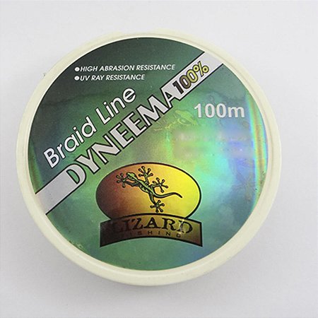 LINHA MULTIFILAMENTO LIZARD BRAID LINE DYNEEMA 100M