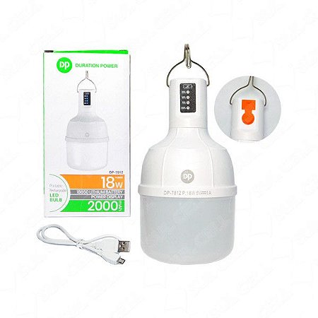 LUMINÁRIA DE EMERGÊNCIA DP LED LIGHT DP-7812