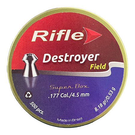 Chumbinho Rifle Destroyer Field 4.5mm 500UN