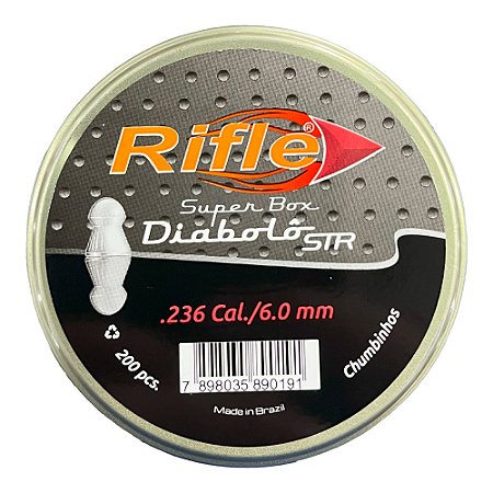 Chumbinho Rifle Diabolô STR 6.0mm 200UN