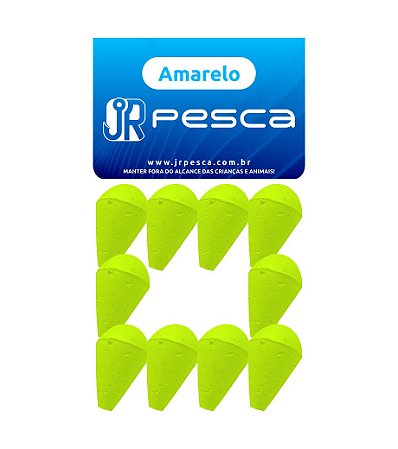 BOIA GUIA JR PESCA LAMBARI Nº2 20MM x 13MM 10UN