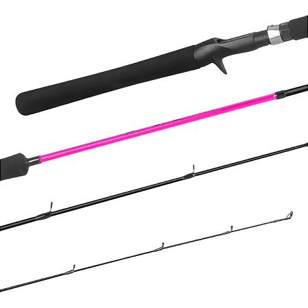 VARA PARA CARRETILHA SAINT SKYLINE ROSA 5'6" (1,68M) 7-17LBS 561BC - INTEIRIÇA