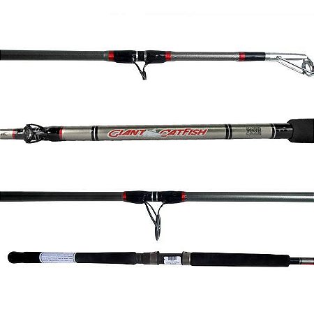 VARA PARA CARRETILHA MARINE SPORTS GIANT CATFISH 6'6" (1,98M) 100-200LBS GC2-C661XXH - INTEIRIÇA