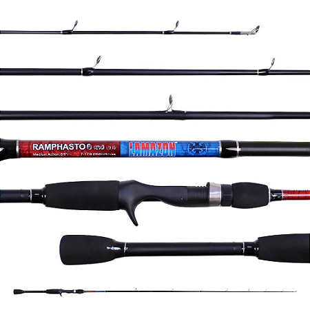 VARA PARA CARRETILHA LAMAZON RAMPHASTOS 6'0" (1,80M) 7-17LBS C601M - INTEIRIÇA