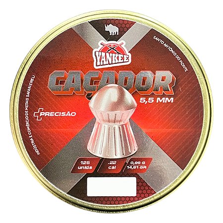 Chumbinho Safari Caçador 5.5MM 125UN