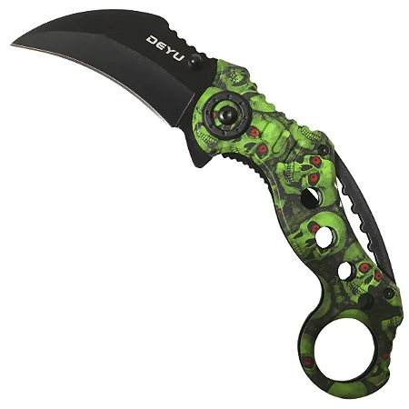 CANIVETE DEYU KARAMBIT VERDE - W01
