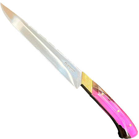FACA COQUEIRO CARBONO ALEMÃO ROSA 8'' - 608 CMRBF
