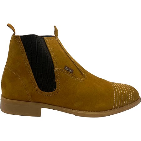BOTINA PALMA NOBUCK CASTOR SOLADO PVC - REF 615