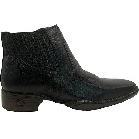 BOTINA PALMA FLOTER PRETO SOLADO MILANO - REF 213