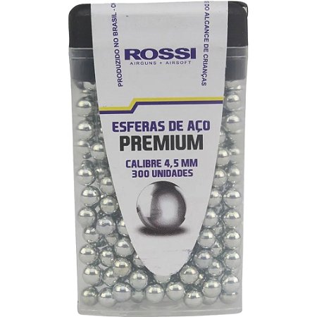 ESFERA DE AÇO PREMIUM ROSSI 4.5MM 300UN