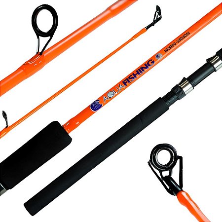 VARA PARA MOLINETE AQUAFISHING GLADIADOR LARANJA 4'7" (1,40M) 7-15LBS S471ML - INTEIRIÇA