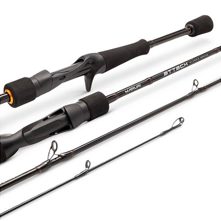 Vara para Carretilha Maruri Attack Black 7'0" (2,10m) 20-40Lbs C-701XH - Inteiriça
