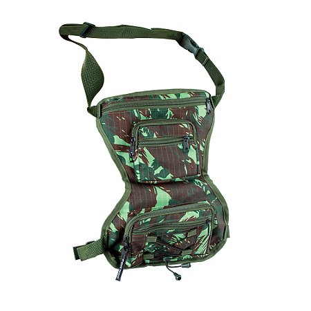 Pochete Fox Boy Ampulheta de Perna sem Coldre - Camuflada Exército