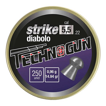 Chumbinho Technogun Strike Diabolo 5.5mm 250UN