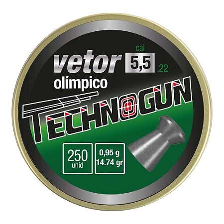 Chumbinho Technogun Vetor Olímpico 5.5mm 250UN