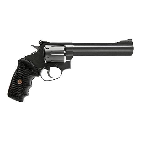 Revólver Rossi RM66 6" Calibre .38 SPL - Graphite Black Cabo Borracha