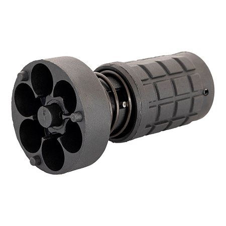 Remuniciador Rápido para Revólver Shotgun Jet Loader 6 Tiros - Preto