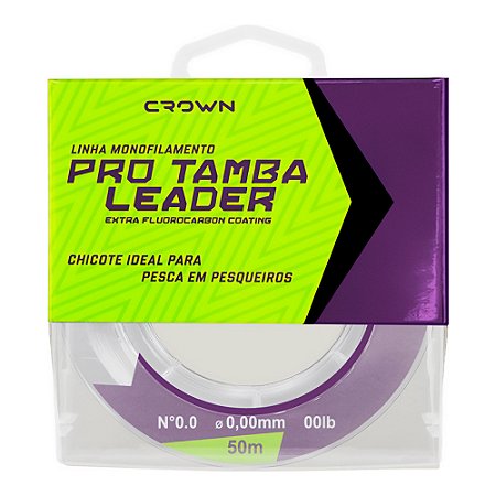 Linha Monofilamento Crown Pro Tamba Leader - 50M