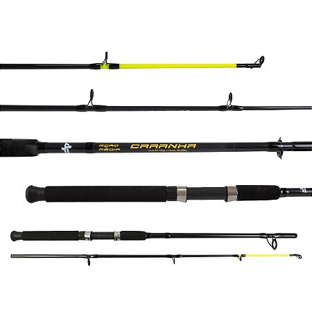 Vara para Molinete Albatroz Fishing Caranha 6'0" (1,80m) 25-45Lbs 1802 - 2 Partes