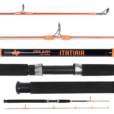 Vara para Molinete Albatroz Fishing Itatiaia 5'3" (1,60m) 20-40Lbs 1652 - 2 Partes