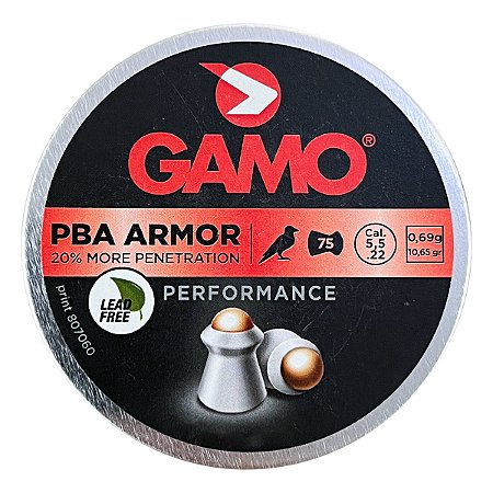 Chumbinho Gamo PBA Armor 5.5mm 75UN