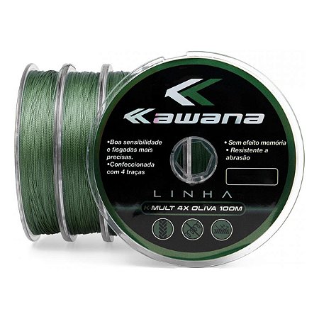 Linha Multifilamento Kawana K-Multi 4X Green 100M