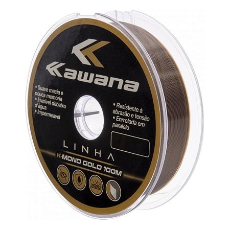 Linha Monofilamento Kawana K-Mono Gold 100M