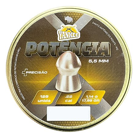 Chumbinho Safari Potência 5.5MM 125UN