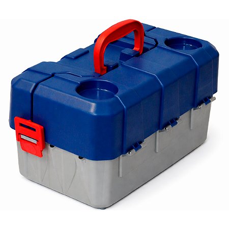 Caixa de Pesca HI Estojos com 3 Bandejas Articuladas - CX-PREMIUM-3BJ