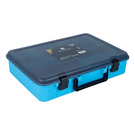 Maleta de Pesca Pesca Brasil 392708 com Divisórias Internas e Duas Travas