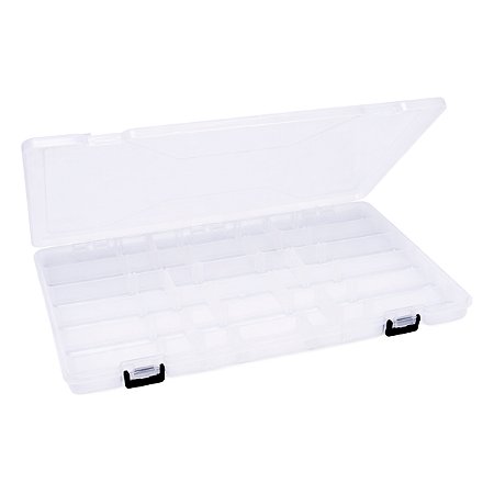 Estojo Organizador Lucky Box com Compartimentos Ajustáveis e Trava de Fechamento