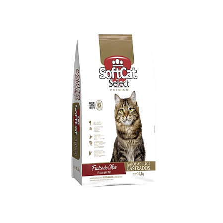 Soft Cat Select Premium Castrados Frutos do Mar 10,1kg