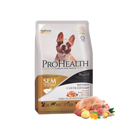Pro Health Cães Raças Pequenas Light Frango Vegetais 2,5 Kg