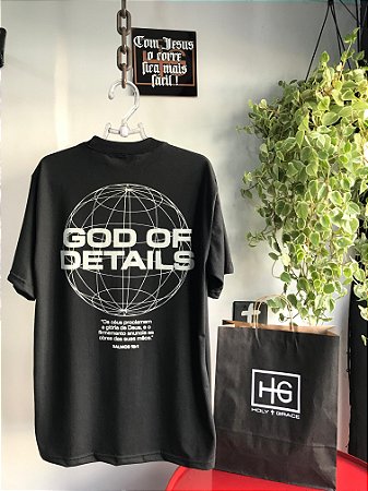 Camiseta Oversized - God of Details G.O.D