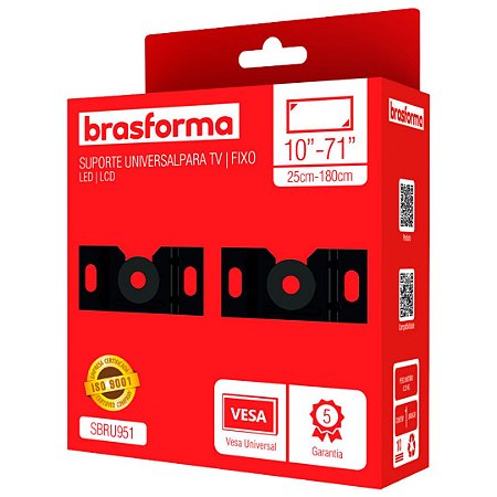 Suporte para TV Universal até 40kg - BRU951
