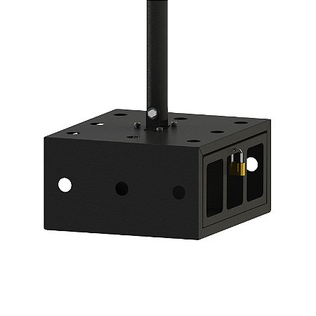 Suporte Para Projetor De Teto Gaiola Antifurto Preto