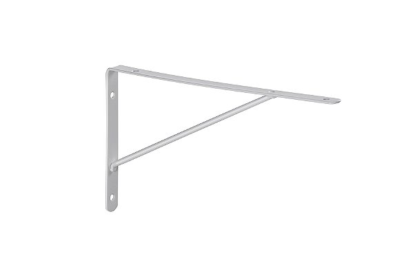 Suporte Mão francesa Leve 40cm até 40kg Branco - Multivisão