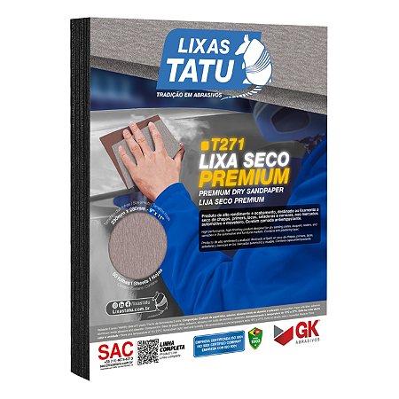 Lixa seco premium Tatu folha (230X280) - T271