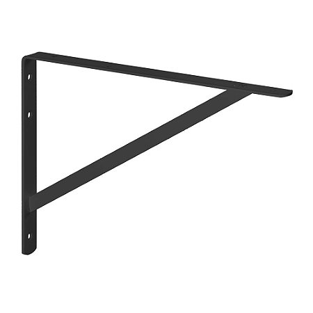 Suporte Mão francesa Leve 30cm até 35kg PRETO - Multivisão