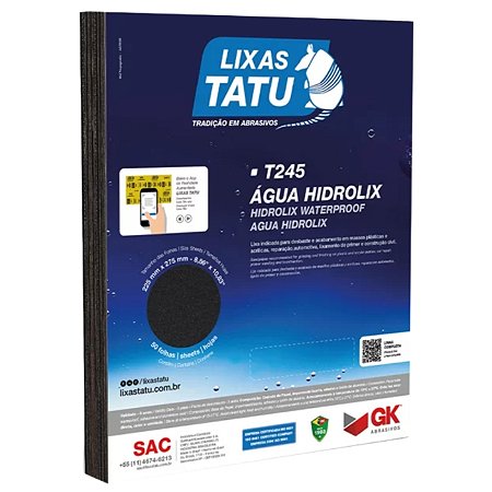 Lixa Dagua Hidrolix Tatu 10 Unid
