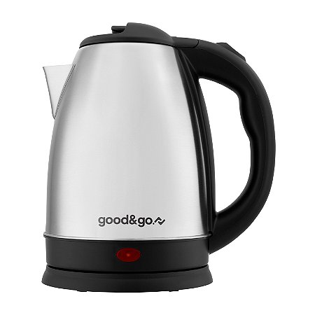 Chaleira Elétrica Good&Go 1,8L Inox 1200W Deslig Automático