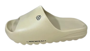 Sandália slides JDH Branca e Preta