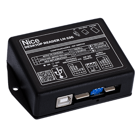 LEITOR LN-106 USB MESA MF 13,56 KHZ - NICE