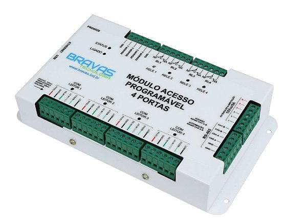 Modulo Acesso Programável 4 Portas - Bravas